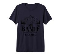 Parc National Banff Canada Est 1885 Randonnée en Montagne T-Shirt Haut de Gamme