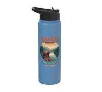Parc national Banff Lake Louise Alberta Canada Stainless Steel Insulated Water Bottle