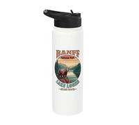 Parc national Banff Lake Louise Alberta Canada Stainless Steel Insulated Water Bottle