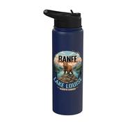 Parc national de Banff, Lake Louise, Alberta, Canada Bear Stainless Steel Insulated Water Bottle