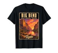 Parc National de Big Bend, Texas T-Shirt Graphique avec Valeur