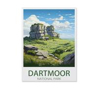Parc National de Dartmoor,Adultes Puzzle 1000 Pièces pour Adolescents Adultes Jeux De Casse-tête Amusants Puzzle en Papier(50x70cm)-R53