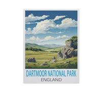 Parc National de Dartmoor, Angleterre，Adultes Puzzle Impossible De 1000 Pièces Décompression Jeu De Cadeaux Éducatifs pour Adultes（75x50cm）-I67