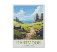 Parc National de Dartmoor, Angleterre, Randonnée,Puzzles pour Adultes 1000 Pièces Puzzles pour Adultes pour Enfants Papier Puzzle Adolescents Jeux Éducatifs Anti-Stress Jouet Cadeau(50x70cm)-DU69