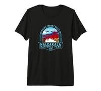 Parc National de Haleakala Maui Hawaii Volcan Randonnée T-Shirt Haut de Gamme