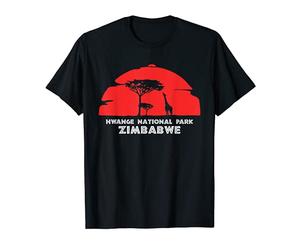 Parc national de Hwange, Zimbabwe Afrique Safari Girrafe T-Shirt