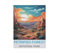 Parc National de la Forêt Pétrifiée，Puzzle en Papier 1000 Pieces Adultes Enfants Classique Jeu Cadeau（50x70cm）-L81