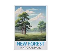 Parc National de la New Forest，1000 Pièces Puzzle pour Adultes Enfants Adolescents, Intelligence Soulagement du Stress Divertissement Papier Jouets Bricolage Anniversaire（38x26cm）-I45