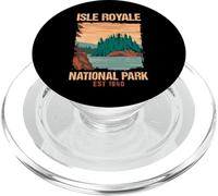Parc National de l'Isle Royale États-Unis Lac États-Unis PopSockets PopGrip pour MagSafe