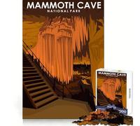 Parc National de Mammoth Cave Puzzle de 1000 pièces pour Adultes Exercice Mental,évasion et Pleine Conscience Surprise de Noël Snug Lock (38x26cm)