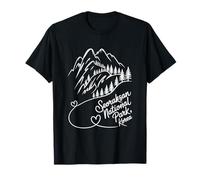 Parc National de Seoraksan, Souvenir d'art en Forme de cœur Signature de Corée T-Shirt