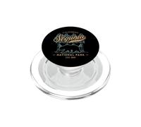Parc National de Sequoia, Californie, Ours, forêt de séquoias, Style rétro PopSockets PopGrip pour MagSafe