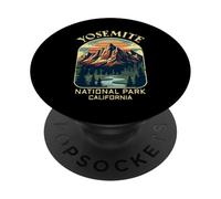 Parc National de Yosemite California State Mountain Randonnée PopSockets PopGrip Adhésif