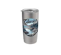 Parc national des glaciers Gobelet isotherme en acier inoxydable double paroi