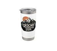 Parc national des glaciers Gobelet isotherme en acier inoxydable double paroi