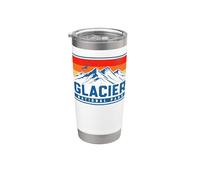 Parc national des glaciers Gobelet isotherme en acier inoxydable double paroi