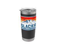Parc national des glaciers Gobelet isotherme en acier inoxydable double paroi