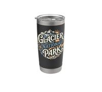 Parc national des glaciers Gobelet isotherme en acier inoxydable double paroi