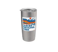 Parc national des glaciers Gobelet isotherme en acier inoxydable double paroi