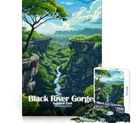 Parc National des Gorges de Rivière Noire, Maurice Puzzle de 1000 pièces pour Adultes Idée créative et ludique (50x75cm)