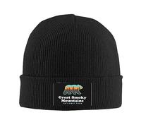 Parc National des Great Smoky Mountains Femme Homme Skull Cap Coupe-Vent Bonnets Tricoté Chaud Bonnet De Trawler pour Cyclisme Sport Course À Pied