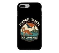 Parc National des îles Anglo-normandes California Vintage Fox & Eagle Coque pour iPhone 7 Plus/8 Plus
