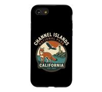 Parc National des îles Anglo-normandes California Vintage Fox & Eagle Coque pour iPhone SE (2020) / 7/8
