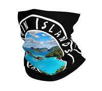 Parc National des Îles Vierges Unisexe Cache Cou Multifonctionnel Tour De Cou Douce Bandeau pour Hiver Moto Voyage Pêche