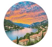 Parc National des Lacs Plitvice 1000 Pièces Puzzles Classiques Puzzle Rond pour Adultes Et Enfants Cadeaux Jeu D'Intelligence De l'art De La DécoRat ION Moderne 1000pcs (67.5x67.5cm)