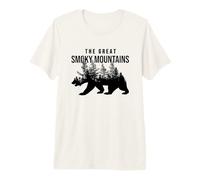 Parc National des Smoky Mountains Ours Noir Conçu T-Shirt Haut de Gamme