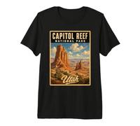 Parc National du Capitol Reef, Utah T-Shirt Haut de Gamme