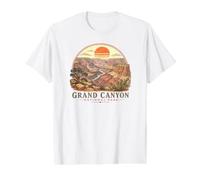 Parc National du Grand Canyon T-Shirt Graphique avec Valeur, Homme, Blanc, M