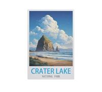 Parc National du lac Crater,Jigsaw Puzzle 1000 Pièces Puzzle Classique pour Adultes Et Enfants, Compétence Jouets Éducatifs Anniversaire Festival Cadeau(75x50cm)-GH32