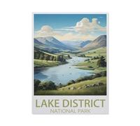 Parc National du Lake District，Puzzle 1000 Pièces Adultes,Jigsaw Puzzle DIY Jouets Enfants Cadeaux Accueil Décors Jouets Jeux Amusants Grand Cadeau Éducatif pour Enfants （75x50cm）-AT53