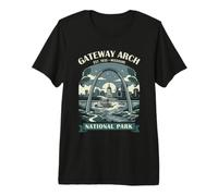 Parc National Gateway Arch : Aventure à Saint-Louis dans Le Missouri T-Shirt Haut de Gamme