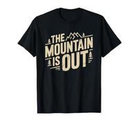Parc National La Montagne Se Devoile Randonneur De T-Shirt