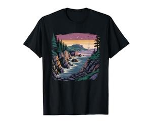 Parc National Maine Bar Harbor Ocean Littoral T-Shirt