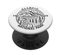 Parc national olympique 1938, style vintage, État de Washington PopSockets PopGrip Adhésif
