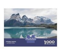 Parc National Torres Del Paine Puzzle Adulte site pittoresque 1000 Pcs Papier Épais pour La Famille Facile À Assembler Activité Parent-Enfant Cadeau De Noël Haute Qualité 70x50cm/1000pcs