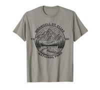 Parc national Wrangell St Elias, Alaska, style vintage 1980 T-Shirt