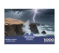 Parc Naturel de Cabo de Gata-Níjar 1000 Pièces Puzzle bâtiment pour Adultes Enfants, Parfait pour Les Amateurs De Puzzles, Cadeau, Jouet pour Enfant, Jeu Éducatif, Qualité Premium 38x26cm/1000pcs