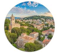 Parc Naturel de Cabo de Gata-Níjar 1000 Pièces Puzzle Circulaire pour Enfants Décompression Jeu D'Intelligence De l'art De La DécoRat ION Moderne 1000pcs (67.5x67.5cm)
