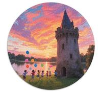 Parc Naturel de Cabo de Gata-Níjar 1000 Pièces Puzzles Classiques Puzzle Circulaire pour Enfants Encastrement Parfait Jeu D'Intelligence De l'art De La DécoRat ION Moderne 1000pcs (67.5