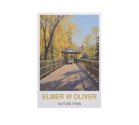 Parc Naturel Elmer W. Oliver，Adultes Puzzle 1000 Pièces pour Adolescents Adultes Jeux De Casse-tête Amusants Puzzle en Papier（38x26cm）-GH29