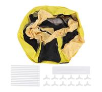 Parc Pliable, Portable et Multifonctionnel pour Chiots et Chatons, utilisable comme Caisse de Mise Bas, Tente ou Cage pour Une Utilisation intérieure et extérieure, en Voyage ou (Jaune)