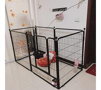 Parc pliable pour petits chiens et chats - Léger et portable - Enclos intérieur/extérieur pour jouer et se reposer en toute sécurité