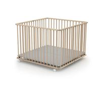 Ateliers T4 – Parc pliant Webaby 100x100 – Hêtre brut