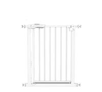 Parc Pour Animaux de Compagnie, Barrière de Sécurité, Barrière D'Escalier En Métal Blanc, Ouverture Facile Et Fermeture Automatique, S'Adapte Aux Portes/Couloirs/Escaliers, Balustres D'Escalier/A/75-8