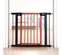 Parc Pour Animaux de Compagnie Intérieur Promenade À Travers L'Isolation Porte Pour Animaux de Compagnie Porte de Sécurité Extensible Autoportante Escalier-Balustres/125-132Cm
