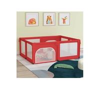 Parc pour bébé avec 2 portes Rouge Tissu Oxford 10310